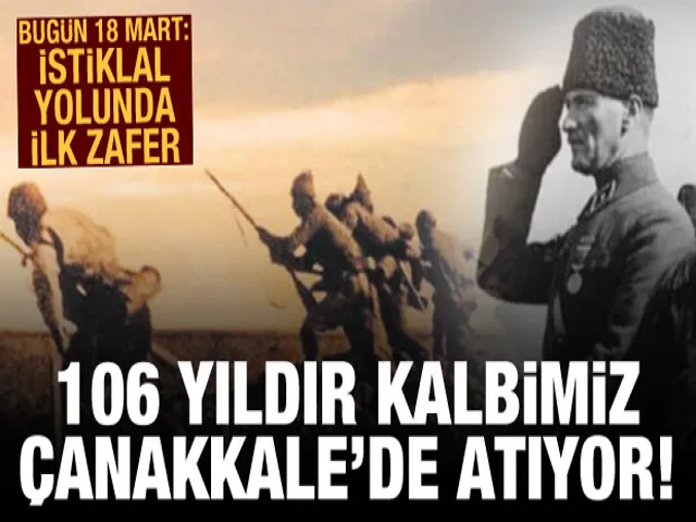 106 yıldır Kalbimiz Çanakkale'de Atıyor