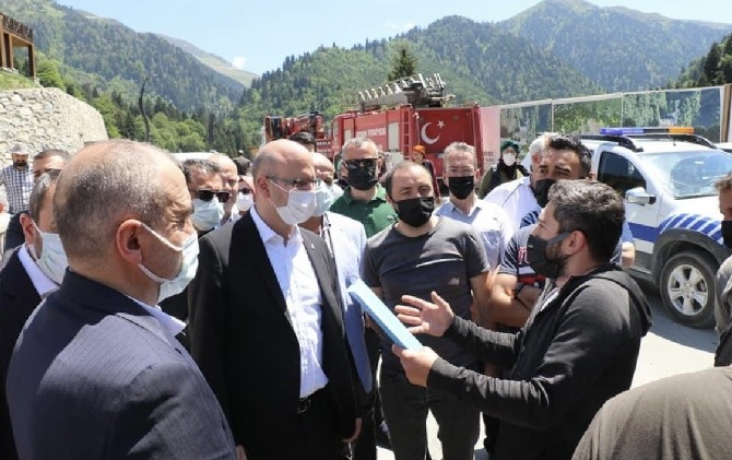 İleri, Ayder Yaylası'ndaki çalışmaları değerlendirdi