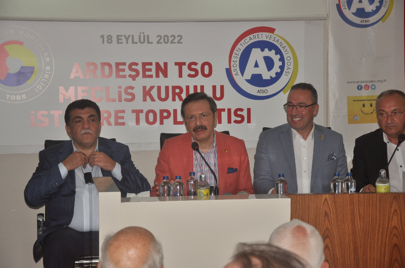 TOBB Başkanı Hisarcıklıoğlu Ardeşen'de