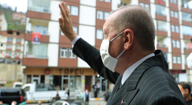Cumhurbaşkanı Erdoğan İstanbul'dan Rize'ye Döndü