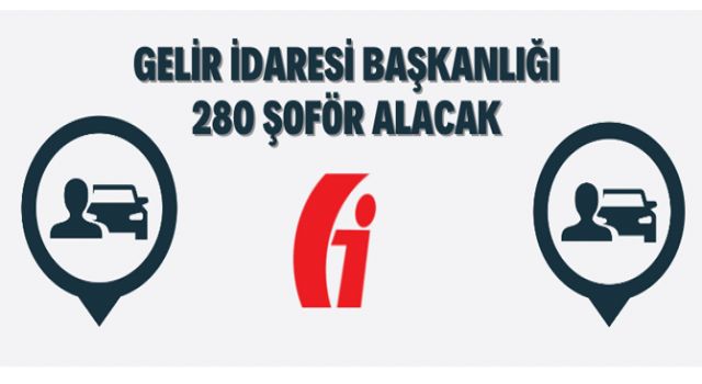 Gelir İdaresi Başkanlığı 280 Şoför Alacak