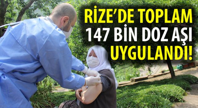 Rize’de pandemiye karşı aşı seferberliği sürüyor