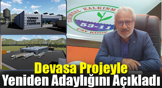 Başkan Balcı Devasa Projeyle Yeniden Adaylığını Açıkladı