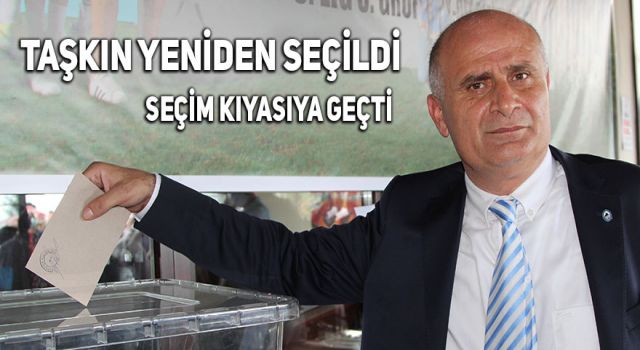 Mustafa Taşkın yeniden seçildi Kaynak: Mustafa Taşkın yeniden seçildi