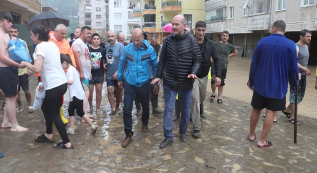 Bakan Soylu'dan Rize ve Artvin'deki sel felaketiyle ilgili açıklama