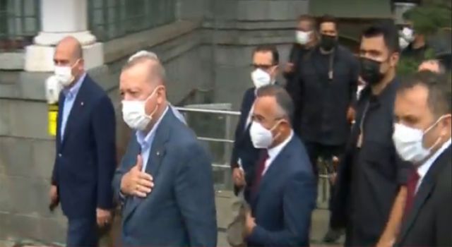 Cumhurbaşkanı Erdoğan Güneysu'da