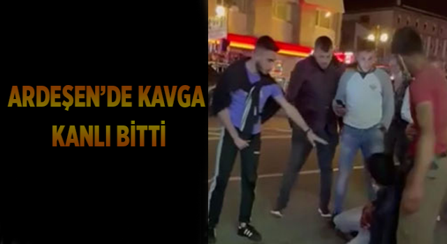 Ardeşen 'de Yabancı Uyruklu 5 Kişi Arasındaki Kavga Kanlı Bitti.