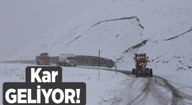 Rize, Trabzon ve Artvin için kuvvetli sağanak ve kar uyarısı.