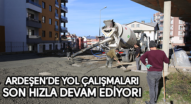 Belediye Merkez Mahallesindeki Beton Yol Çalışmasına Hız Verdi