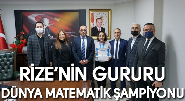 Çaykur Ortaokulu Öğrencisi Kılıç, Matematik Olimpiyatları’nda Dünya Birincisi Oldu