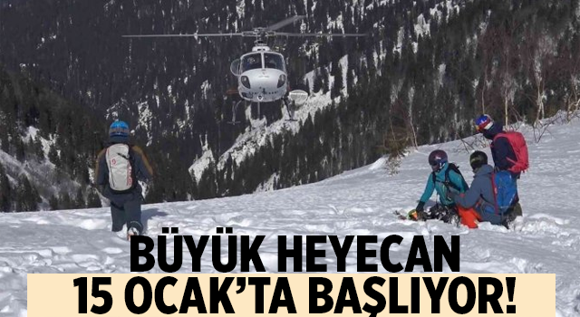 Kaçkarlar’da Heliski Heyecanı 15 Ocak’ta Başlıyor