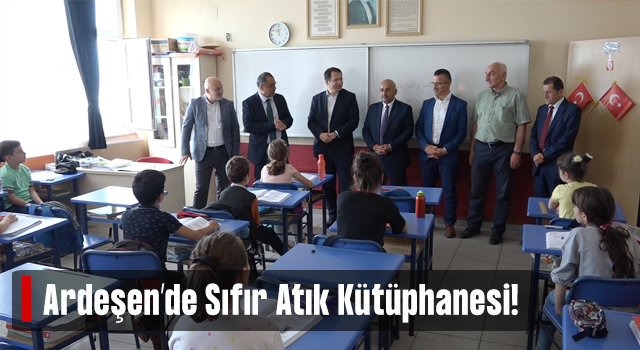 Ardeşen’de Sıfır Atık Kütüphanesi