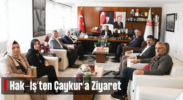 Arslan, ÇAYKUR Genel Müdürü Alim’i Ziyaret Etti