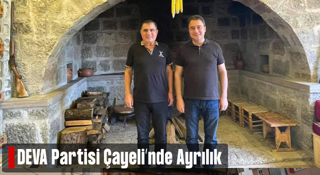 DEVA Partisi Çayeli İlçe Başkanı Arıcı, İstifa Etti