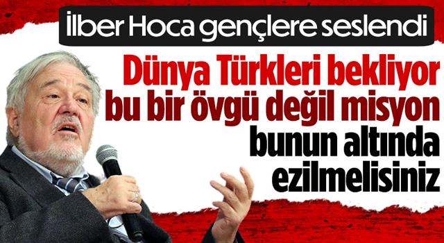 İlber Ortaylı: Dünya Türkleri bekliyor