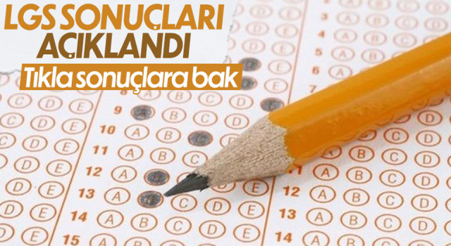 LGS sonuçları açıklandı