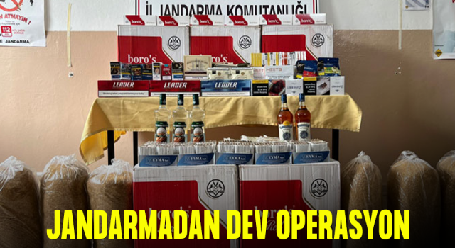 Rize'de Jandarmadan Sigara Kaçakçılığı Operasyonu: 1 Gözaltı