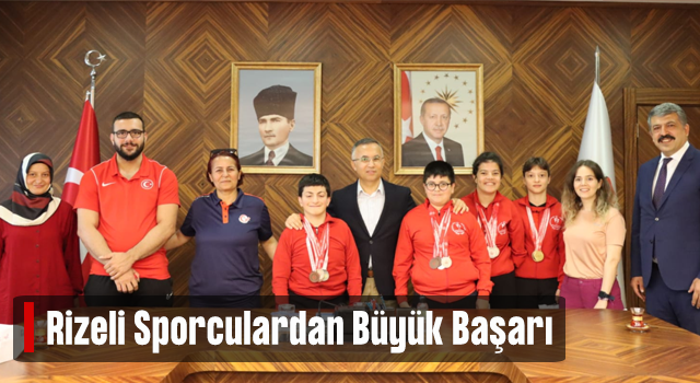 Rizeli Sporculardan Büyük Başarı