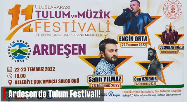 Ardeşen'de Uluslararası Tulum ve Müzik Festivali