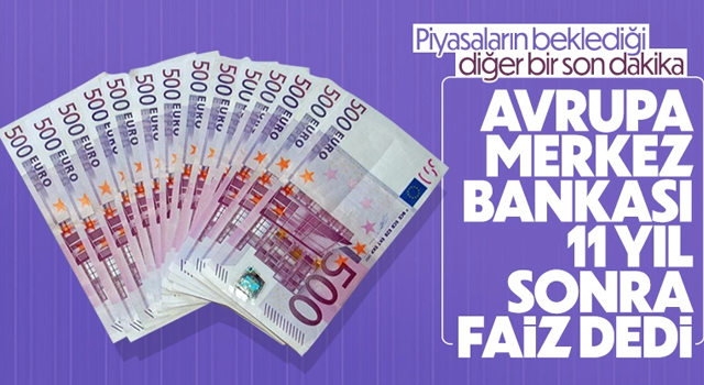 Avrupa Merkez Bankası faizi yükseltti