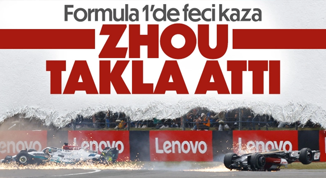 Formula 1'de Zhou takla attı