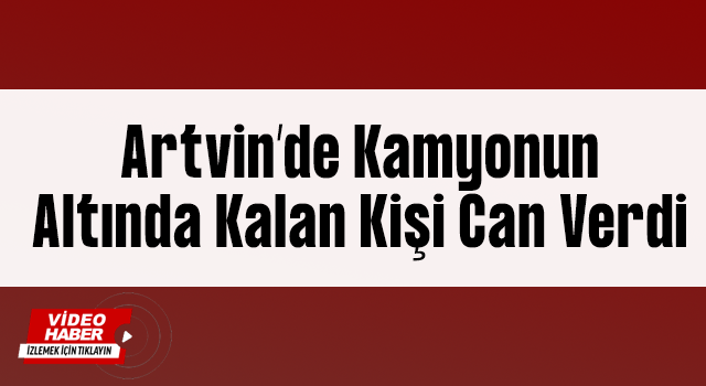 Geri Manevra Yapan Kamyonun Altında Kalan Kişi Hayatını Kaybetti