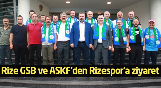 Rize GSB ve ASKF’den Rizespor’a ziyaret