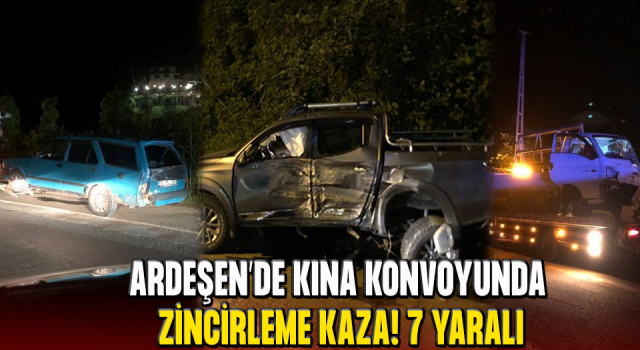 Rize’de Zincirleme Kaza: 7 Yaralı