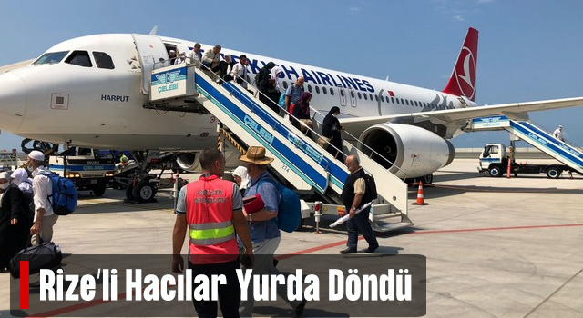 Rizeli Hacılar Yurda Döndü