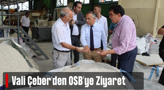 Vali Çeber'den Rize OSB’de İnceleme ve Ziyaret