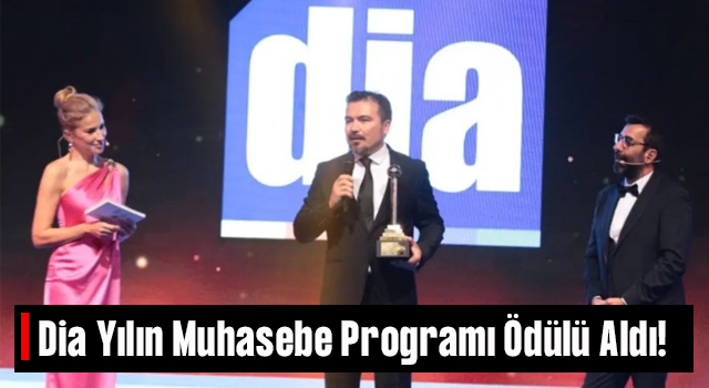 Dia Yazılım En İyi Muhasebe Programı Ödülü Aldı.