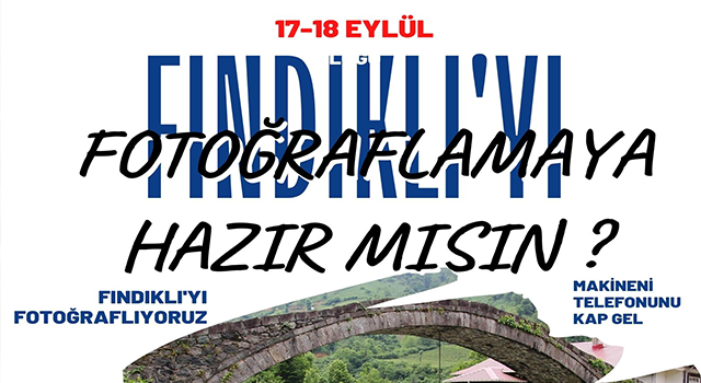 Fındıklı'da Fotoğraf ve Sanat Söyleşisi Yapılacak