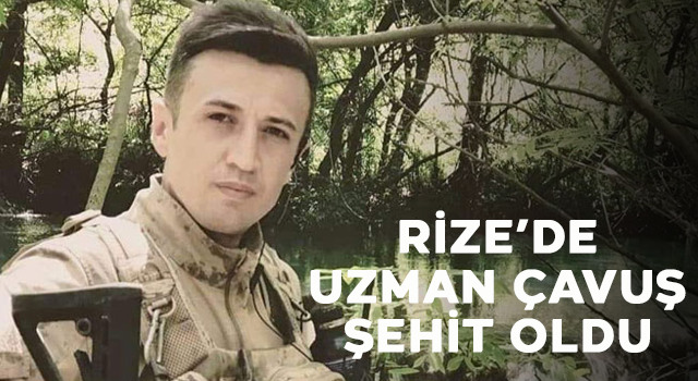 Rize’de Vatandaşa Yardım Ederken Aracın Çarptığı Uzman Çavuş Şehit Düştü