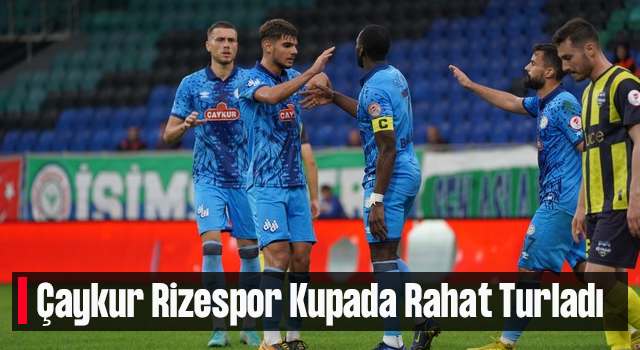 Çaykur Rizespor Rahat Turladı