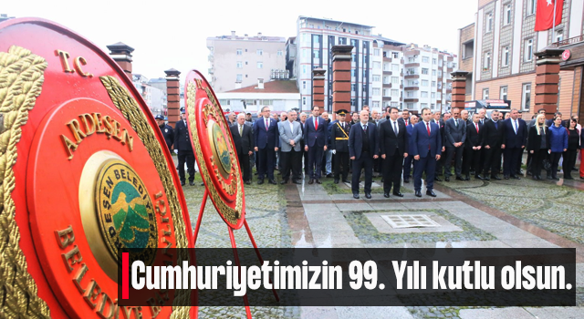 Cumhuriyetimizin 99. Yılı kutlu olsun.