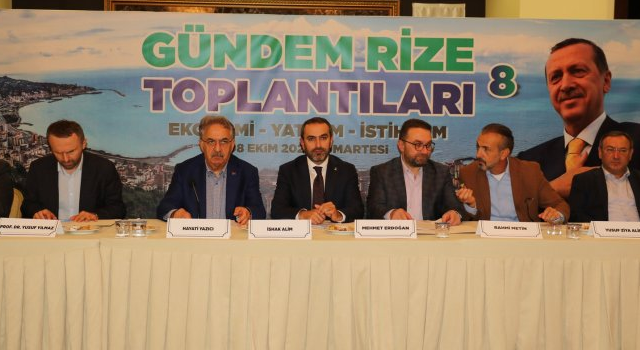 Gündem Rize Toplantılarının 8.’si Gerçekleştirildi