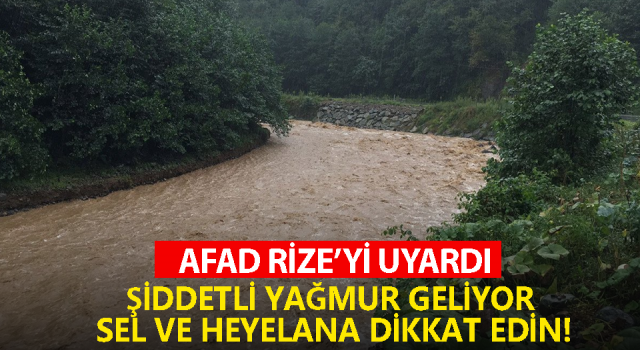 Meteoroloji'den Rize'ye Turuncu Kod ve Kar Yağışı Uyarısı