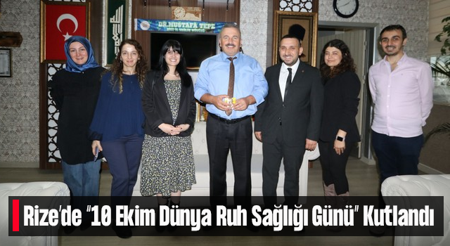 Rize’de “10 Ekim Dünya Ruh Sağlığı Günü” Kutlandı