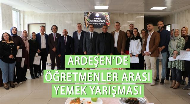 Ardeşen'de Öğretmenler Arası Yemek Yarışması