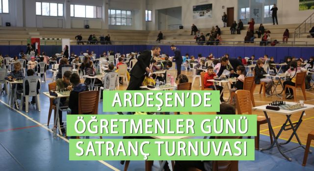 Ardeşen’de Öğretmenler Günü Satranç Turnuvası