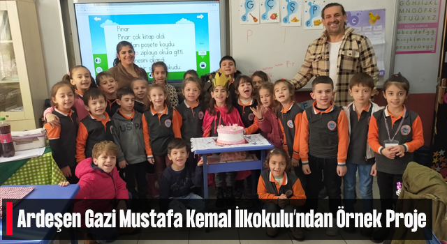 Ardeşen Gazi Mustafa Kemal İlkokulu'ndan Örnek Proje
