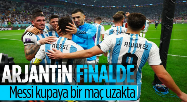 Hırvatistan'ı yenen Arjantin finalde