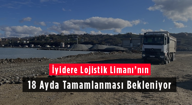 İyidere Lojistik Limanı'nın 18 Ayda Tamamlanması Bekleniyor