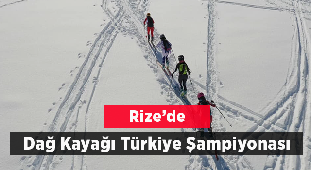 Rize'de Dağ Kayağı Türkiye Şampiyonası