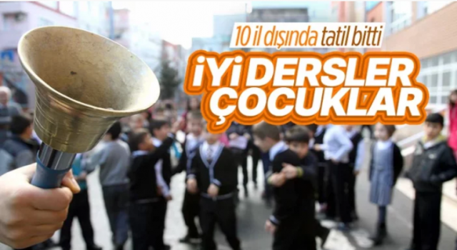 71 ilde ikinci dönemin zili çaldı