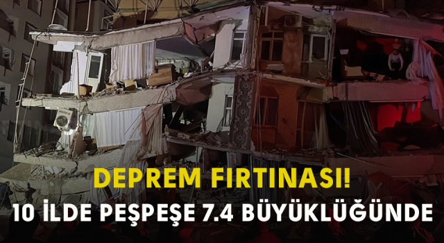 Kahramanmaraş'ta büyük DEPREM: 7.4'lük sarsıntı birçok ilde hissedildi