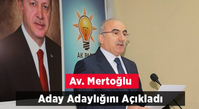 Av. Mertoğlu, çiçeklerle karşılandı, aday adaylığı başvurusunu yaptı