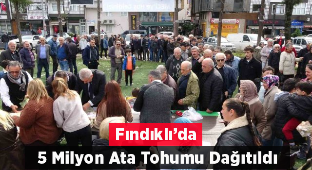 Rize’de 5 Milyon Ata Tohumu Halka Dağıtıldı