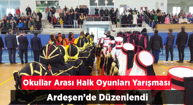 Rize'de halk oyunları yarışması