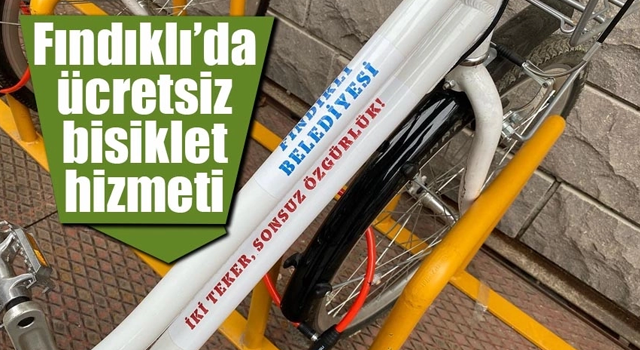 Fındıklı'da ücretsiz bisiklet hizmeti